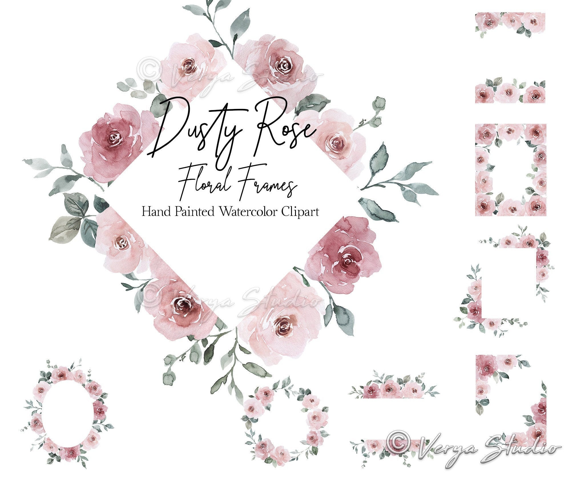 clipart rose border