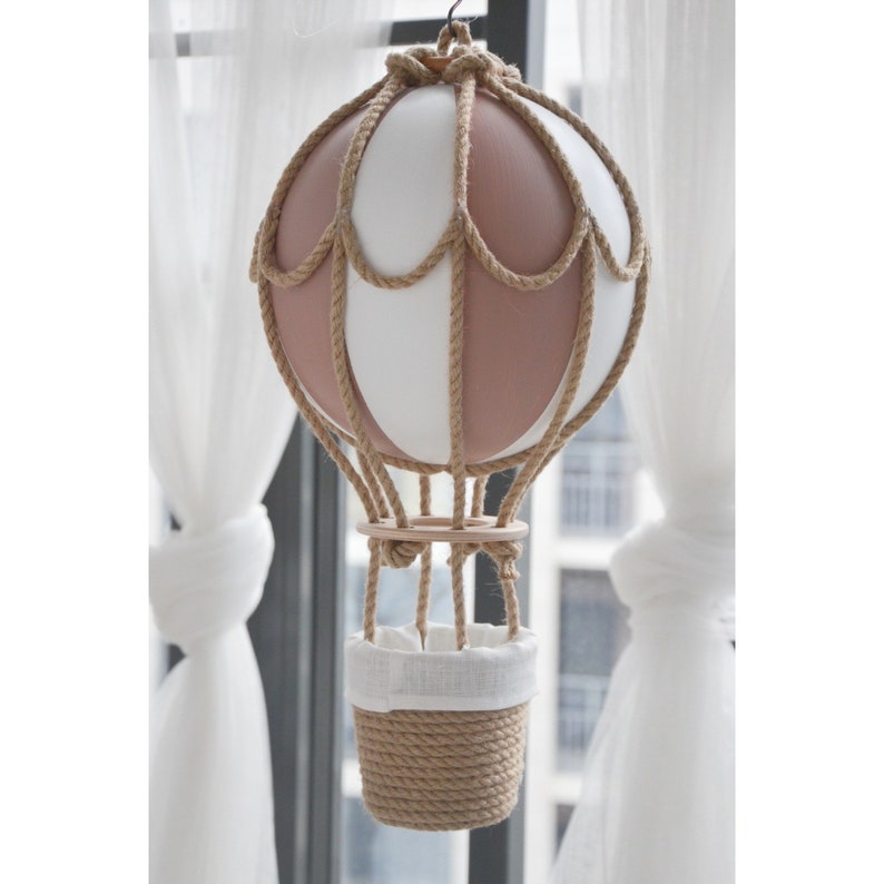 Hanging Hot Air Balloon Travel Nursery Decor Nursery Decor Etsy