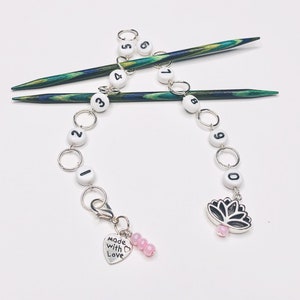 Lotus Knitting Chain Row Counter