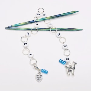 Llama Knitting Chain Row Counter