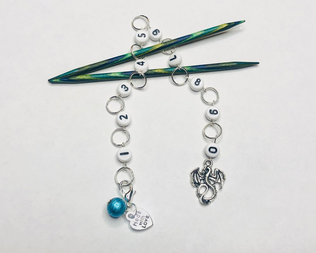 Dragon Knitting Chain Row Counter Etsy