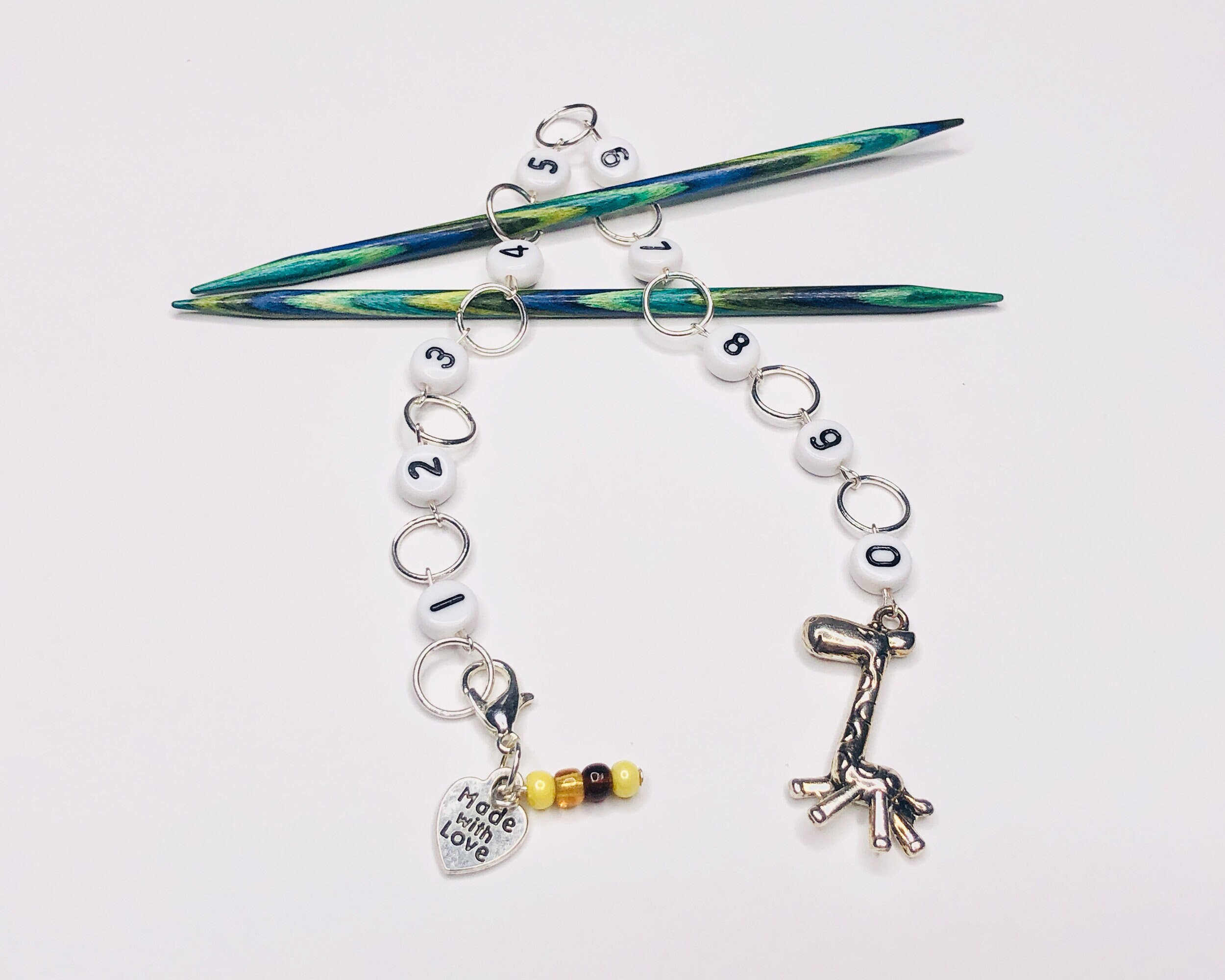 Giraffe Knitting Chain Row Counter Etsy