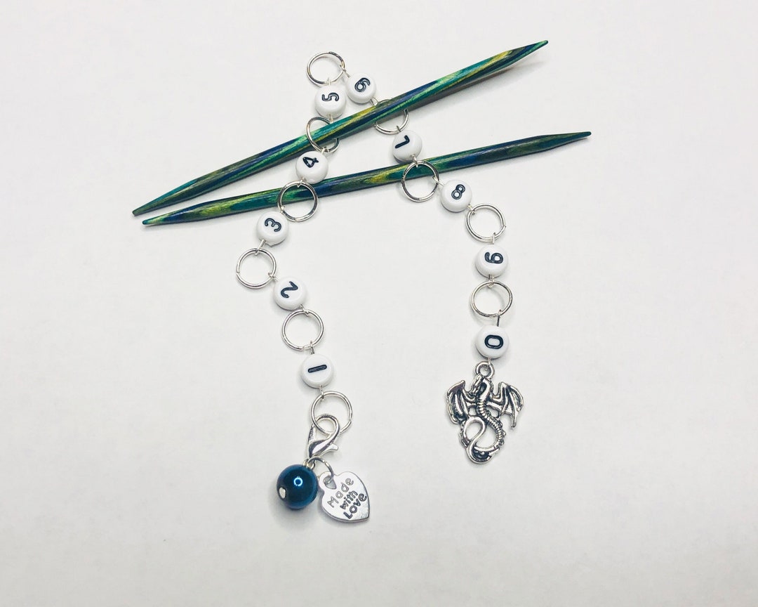 Dragon Knitting Chain Row Counter Etsy