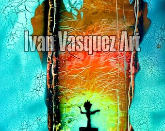 Rooted Wonder – Baby Groot Spray Paint Art (Original + Prints)