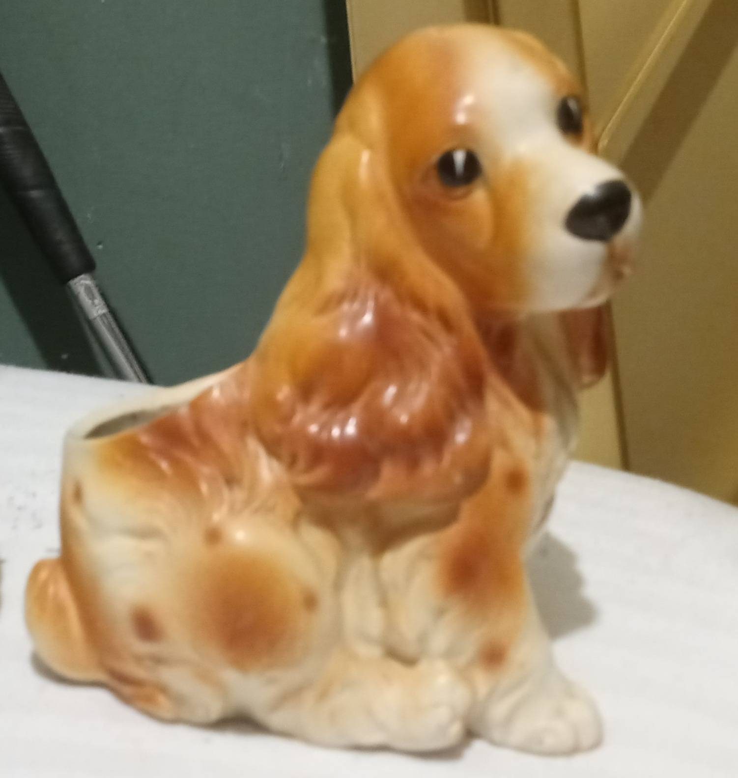 Vintage Dog Vase Etsy