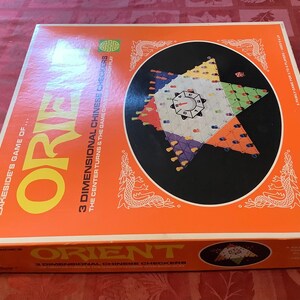 Vintage 1972 Lakeside Orient 3D Chinese checkers image 3