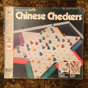 Vintage 1970’s Chinese Checkers Board Game