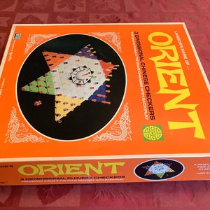 Vintage 1972 Lakeside Orient 3D Chinese checkers image 2