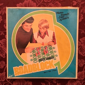 Vintage 1976 Roadblock board game