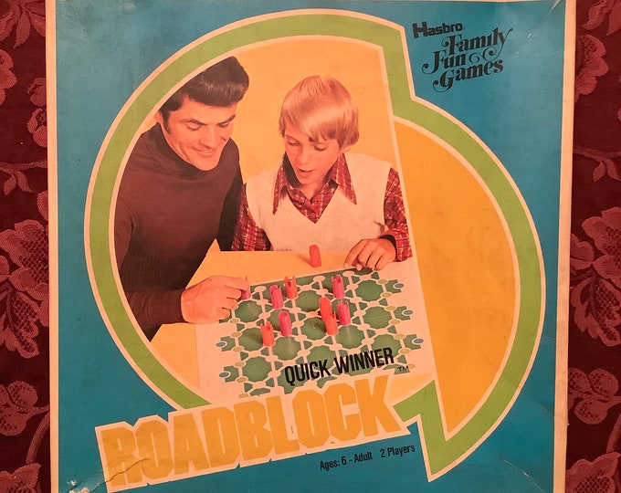 Vintage 1976 Roadblock Board Game - Etsy