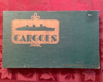 Antique 1935 Cargoes game