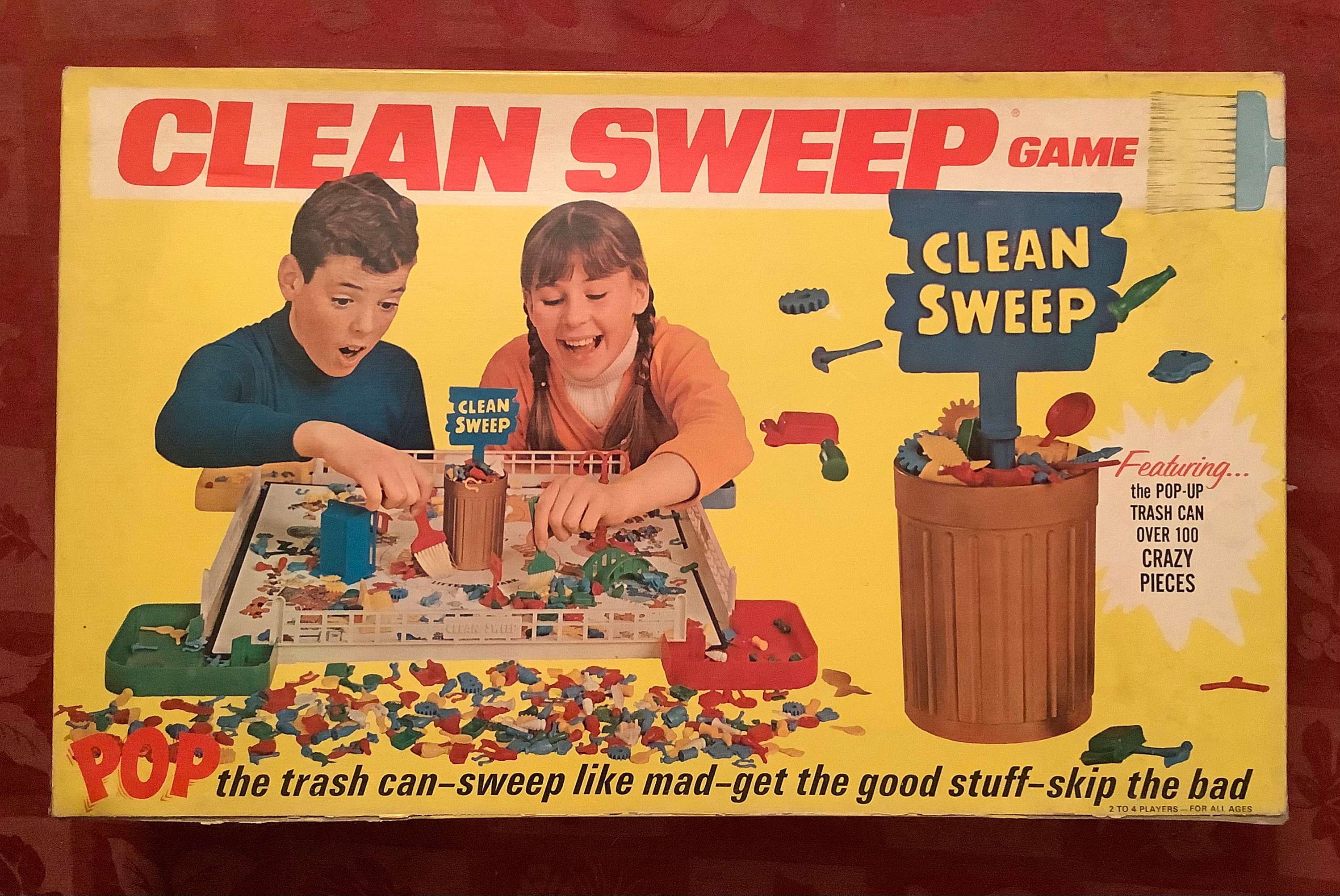 Original Version Vintage 1967 Clean Sweep Game Etsy