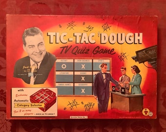 Vintage 1957 Tic Tac Dough game