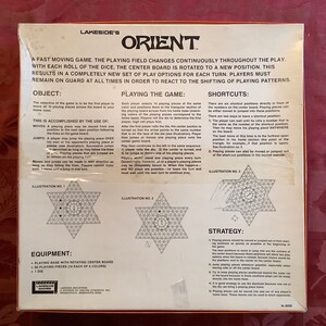 Vintage 1972 Lakeside Orient 3D Chinese checkers image 5