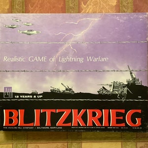 Vintage 1965 Blitzkrieg by Avalon Hill