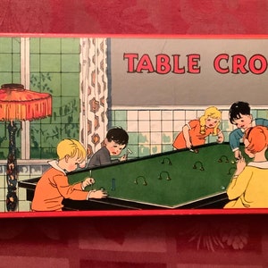 Antique Tabletop Croquet set