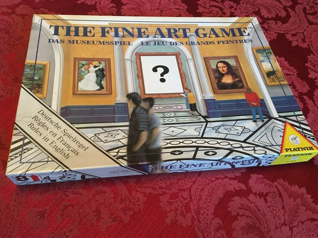 Vintage the Fine Art Game by Piatnik Etsy