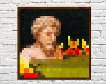 Minecraft Painting Etsy