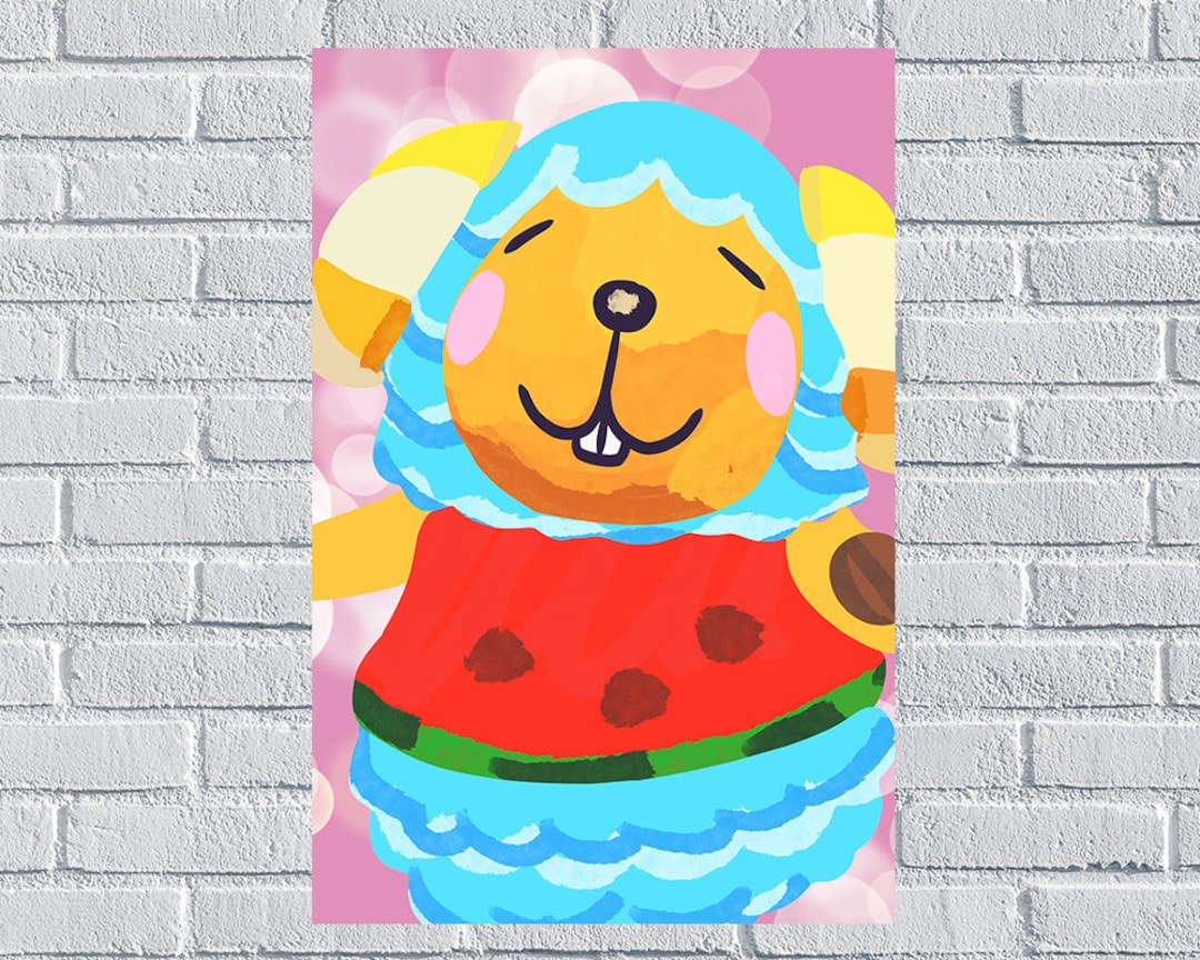 WENDY Animal Crossing New Horizons Harvs Island Villager Poster Digital