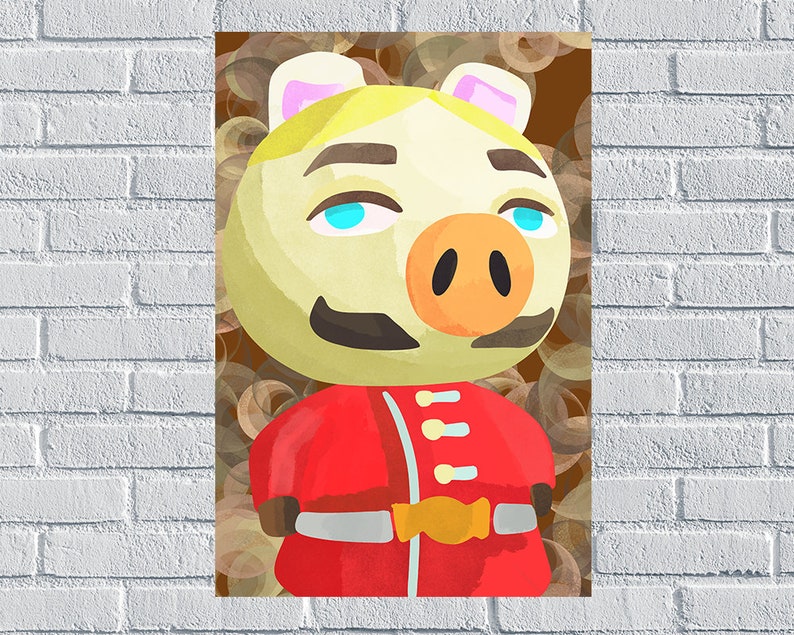 CHOPS Animal Crossing New Horizons Harvs Island Villager Etsy