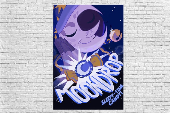 MOONDROP FNAF Security Breach In-Game Poster Digital Download