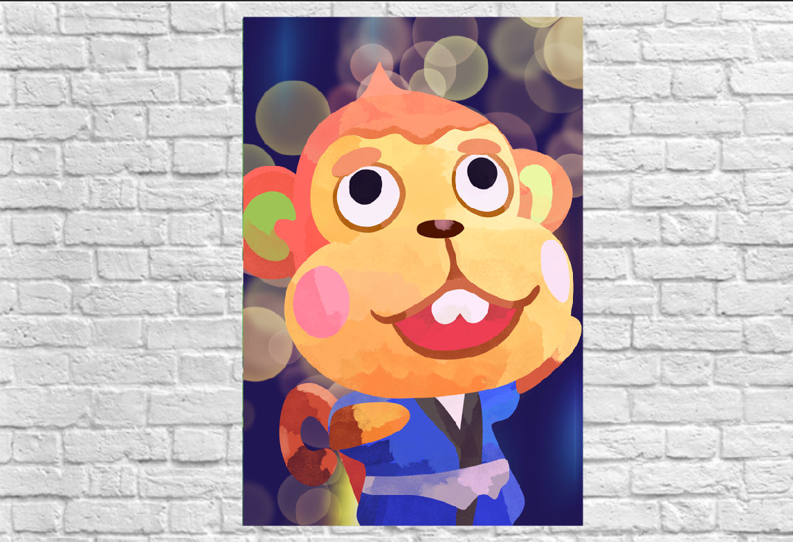 FLIP Animal Crossing New Horizons Harvs Island Villager Etsy