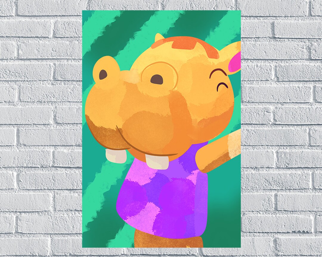 BUBBLES Animal Crossing New Horizons Harvs Island Villager Etsy