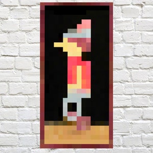 Graham Minecraft Malerei Poster Digital Download