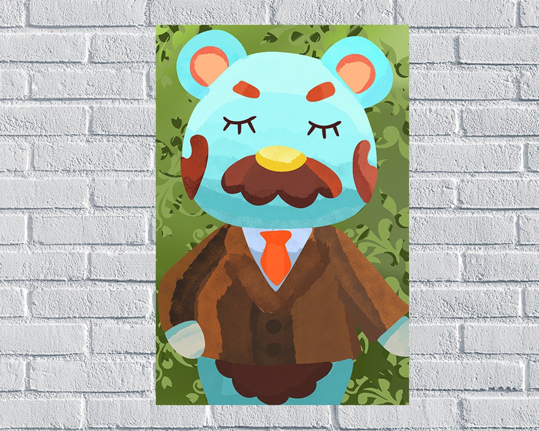 BEARDO Animal Crossing New Horizons Harvs Island Villager Etsy