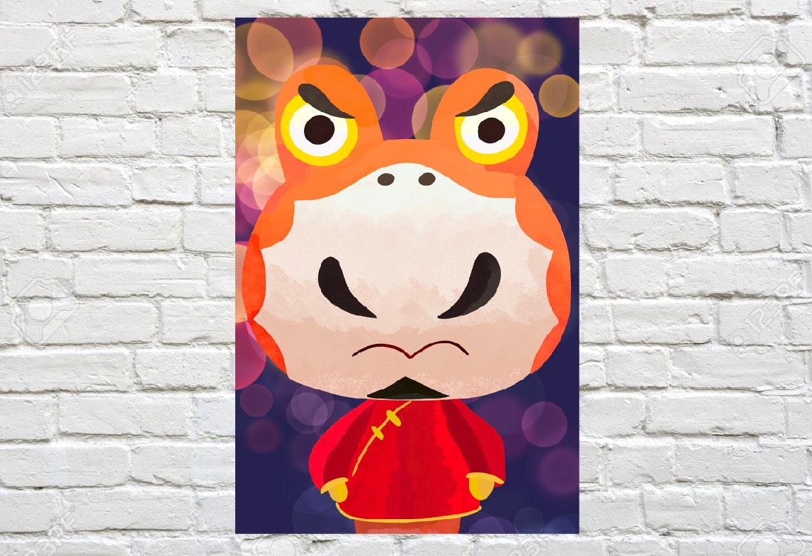 CROQUE Animal Crossing New Horizons Harvs Island Villager Etsy UK