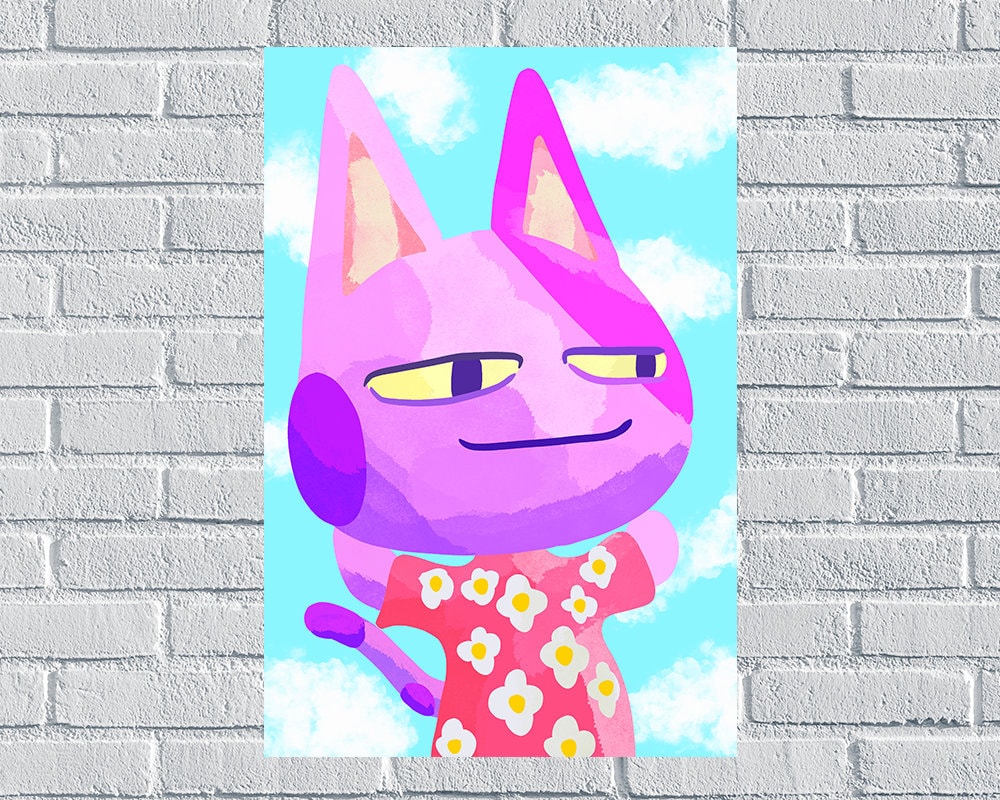 BOB Animal Crossing New Horizons Harvs Island Villager Poster Etsy