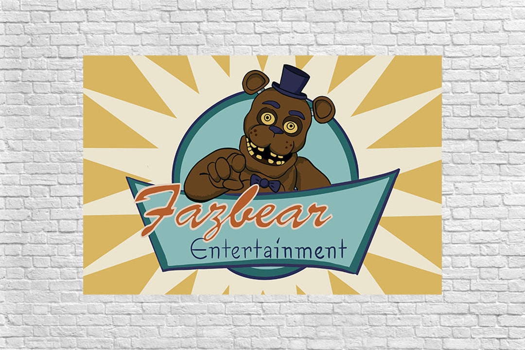 Poster Five Nights At Freddy's - Fazbear, Wall Art, Gifts & Merchandise