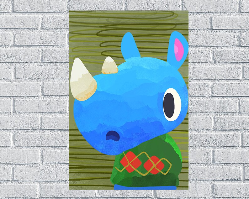 HORNSBY Animal Crossing New Horizons Harvs Island Villager Etsy