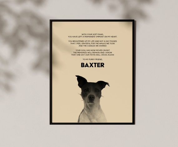 Personalisierte Text Ol Farbe Illustration Haustier Hund Etsy