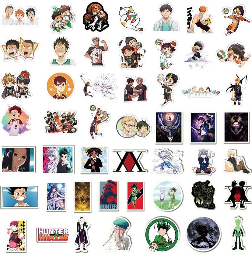 Anime Stickers Mixed Pack200 PackVinyl Waterproof for Laptop Etsy