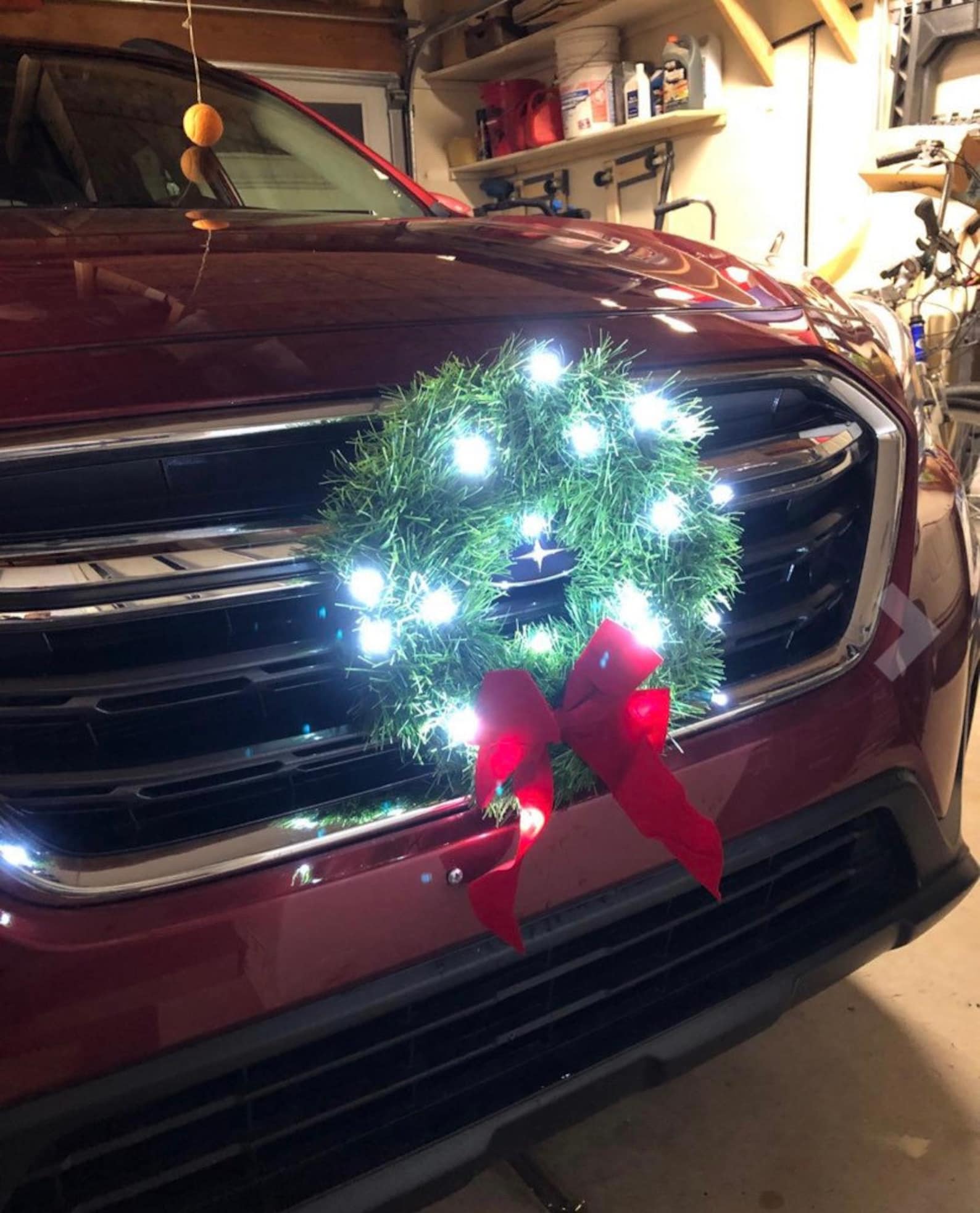 Christmas Wreath for Car Truck or SUV 2021 Premium Prelit Etsy UK