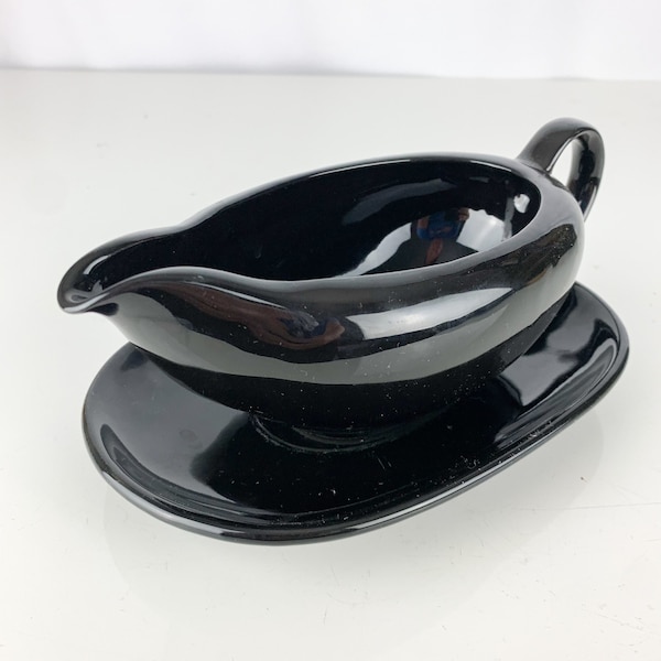 Black Gravy Boat Etsy