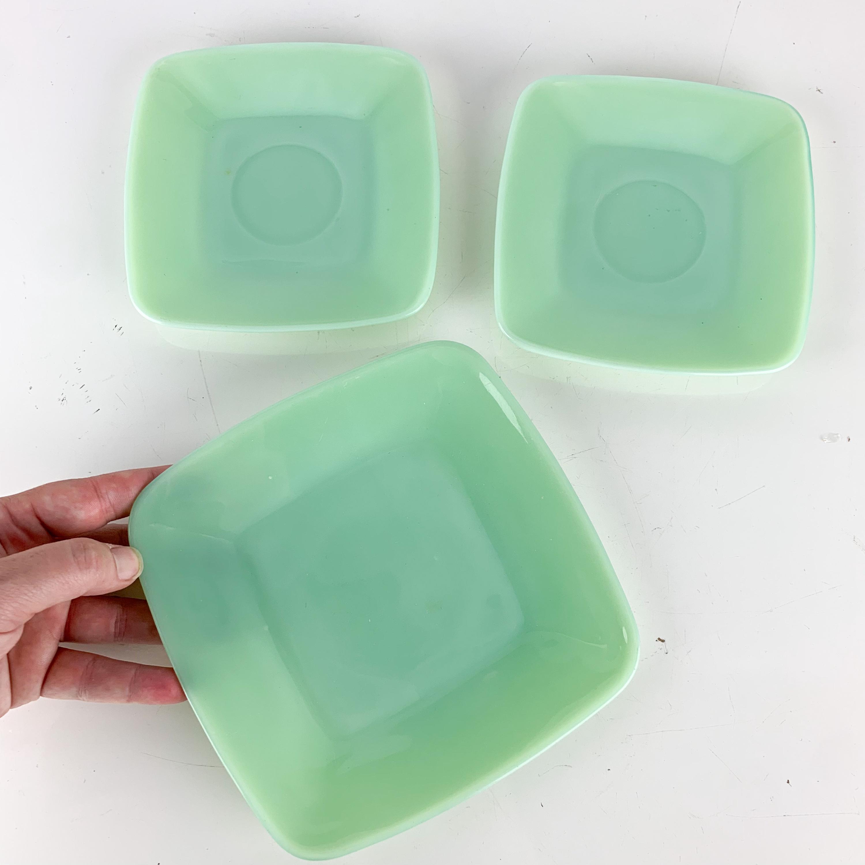Fire King Jadeite Set Square - Etsy