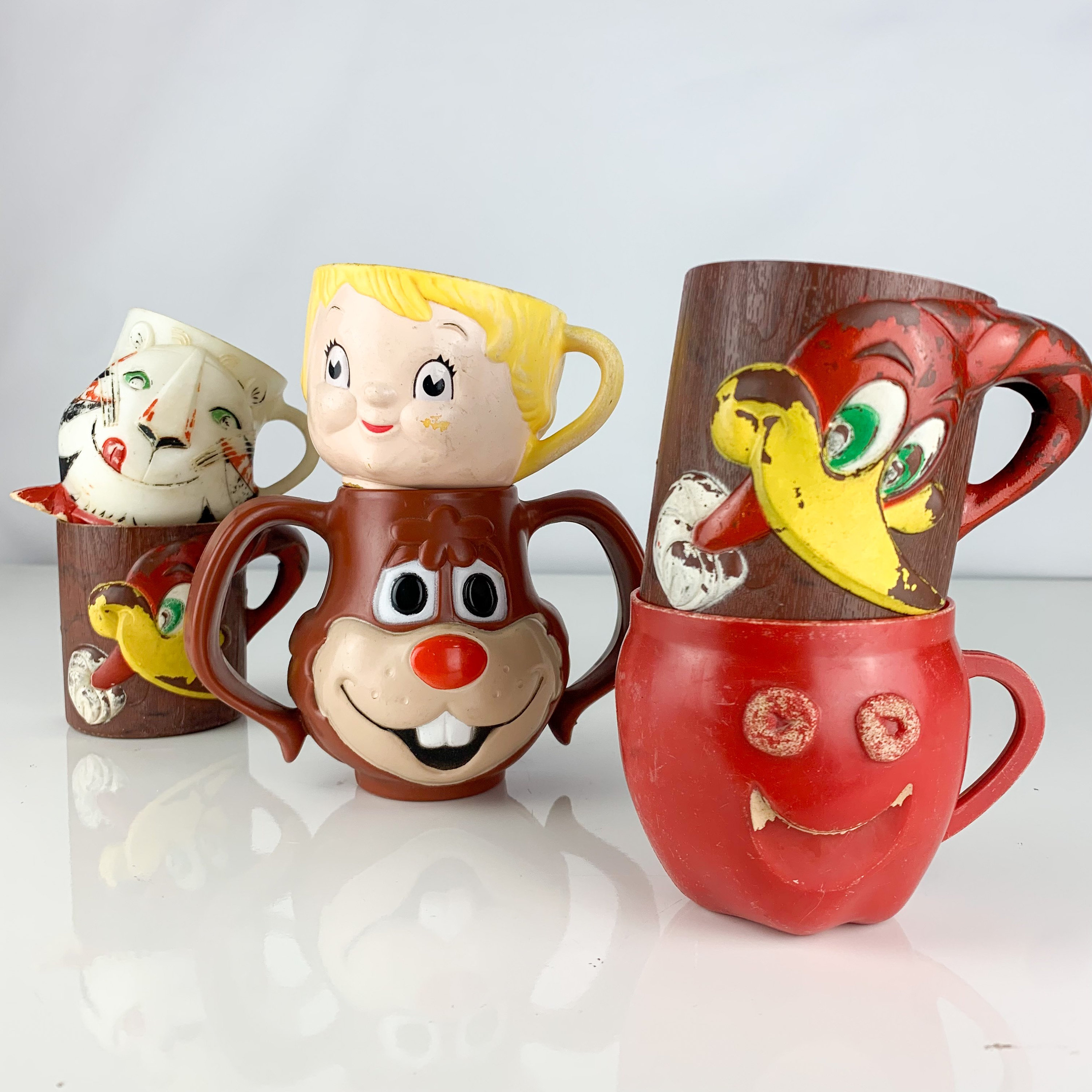 Disney Mickey Mouse Vintage Mugs Cute Cartoon Donald Duck Coffee Cup  Ceramic Coffee Mug Set Kawaii Cup of Milk Gift Boxes