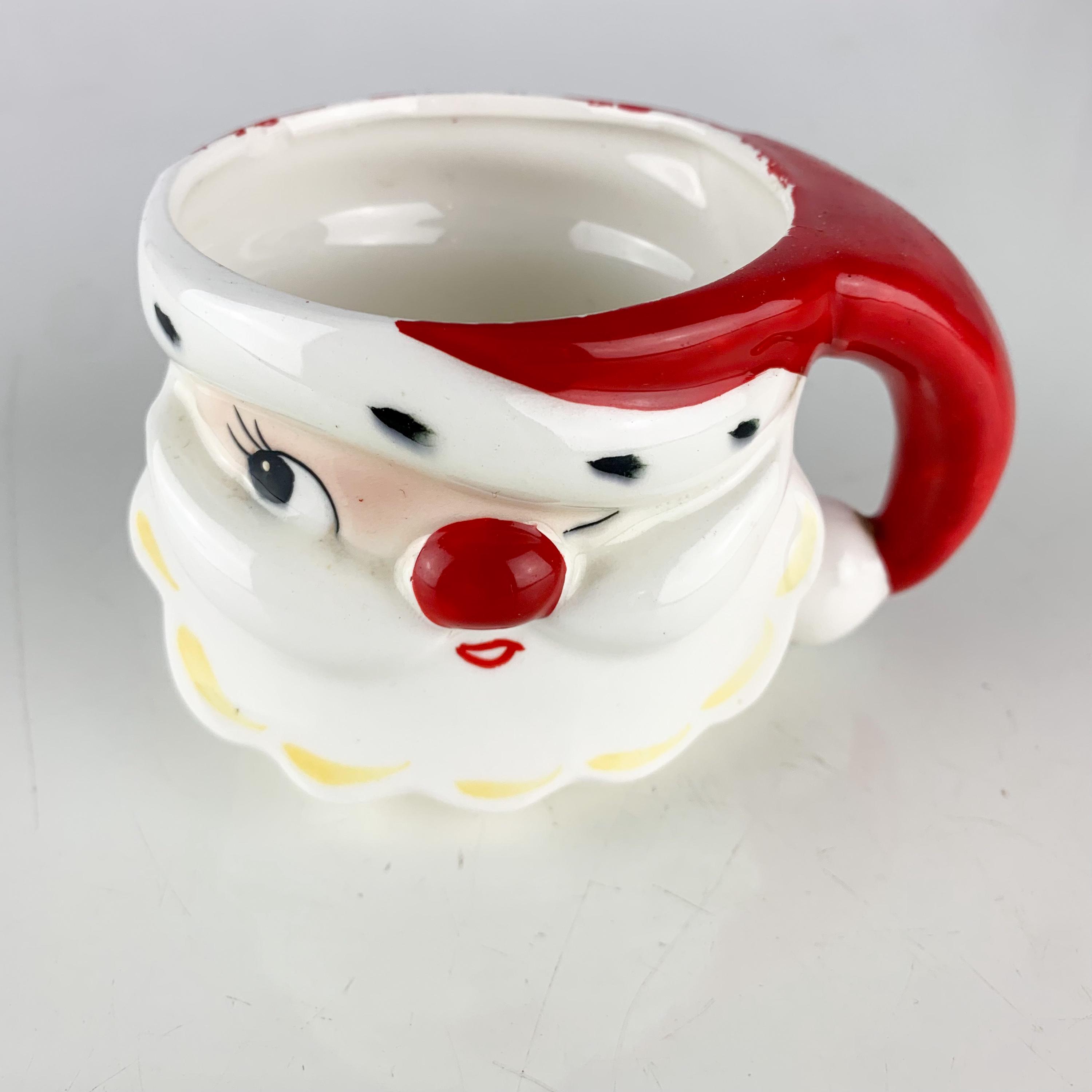 Rare Vintage Santa Mug - Etsy
