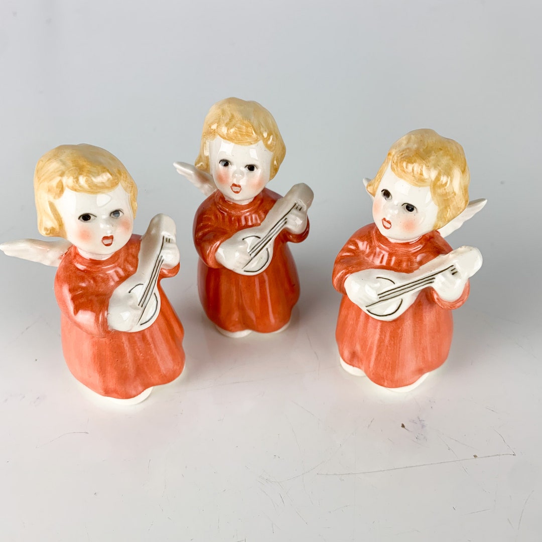 Vintage Goebel Hummel Angel Figurines Set of W. Germany Etsy