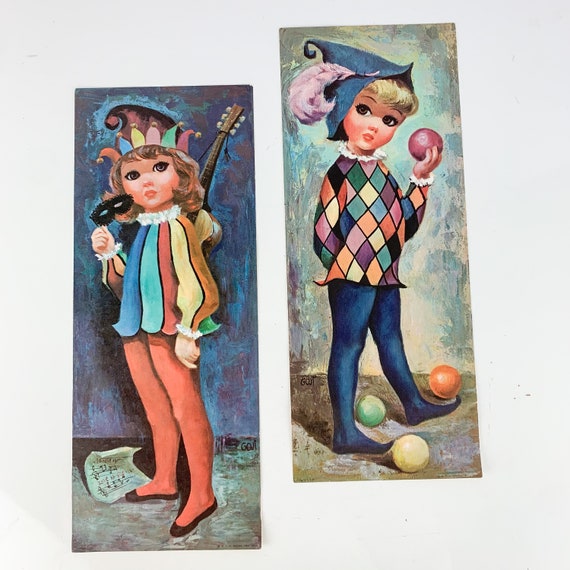 BIG EYES GIG ヴィンテージ レトロ 60s 絵 壁掛け アート BIG EYES GIG ヴィンテージ レトロ 60s 絵 壁掛け アート BIG
