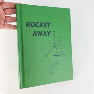 Vintage Rocket Away 53 HC Frost Childrens Planetarium Space Adventure Moon Lunar, vintage kids book