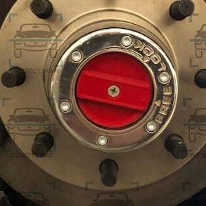 TopHat Ford 4x4 Hub Knob Replacement Pair - RED 3d Printed