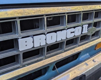 Bronco II Grill Emblem DIY Kit - 3D Printed
