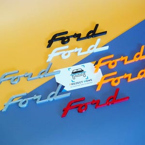 Classic 1955 Ford Emblem - 3D Printed - Project Howe