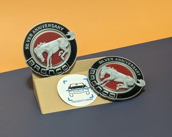 PARA emblematów rocznicowych Forda Bronco Silver Anniversary – wydruk 3D – Project Howe