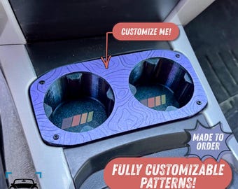 Toyota 4Runner Gen 4 Padded Cupholder Insert (2003-2009) | Fits 32oz Hydro Flask & Yeti Tumblers | 4th Gen Center Console Cup Holder Adapter