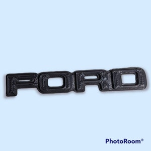 Classic FORD emblem - Single Color - 3D Printed Badge