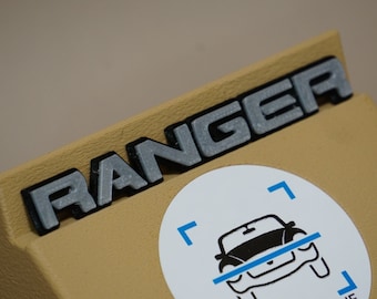 Klasyczny emblemat Ford Ranger Dash - Dwukolorowy - Drukowany w 3D